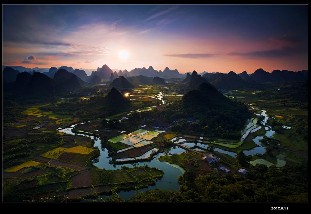 Yangshuo Leisure Tea Lodge Buitenkant foto