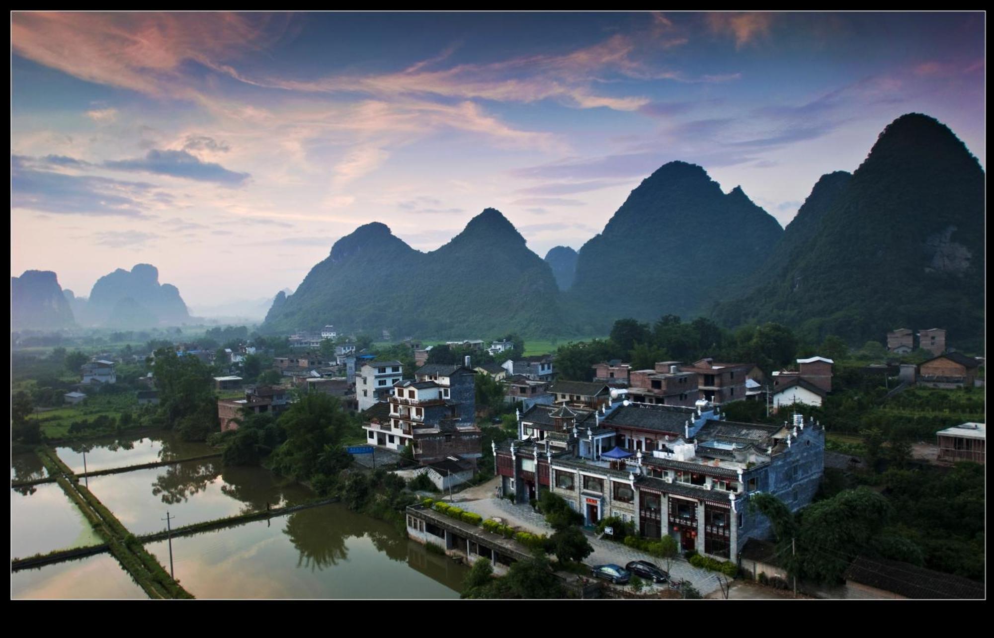 Yangshuo Leisure Tea Lodge Buitenkant foto